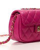 torby na ramię Torebka skórzana na ramię - pikowana - fuksja (6501) 1