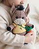 misie i maskotki Osiołek na szydełku 26 cm Amigurumi - na prezent 1