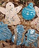 ozdoby choinkowe Komplet ceramicznych ozdób choinkowych 1
