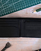 portfele męskie Czarny Minimalistyczny Portfel Męski Slim Wallet Skóra Licowa SH-3165 2