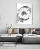 grafiki i ilustracje Księżyc w Pełni i Znaki Zodiaku  akwarela wydruk artystyczny 1