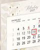 kalendarze i plannery Kalendarz Ścienny Pojedynczy 2027 White Ruscus A4 3