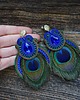 kolczyki soutache Peacock Eye-kolczyki soutache 7