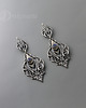 kolczyki wire wrapping Sindarin - Narn labradoryt 5
