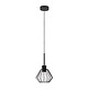 lampy wiszące Loftowa lampa wisząca do salonu KOLOMBO LOFT w kolorze klasycznej czerni 3