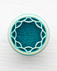 gałki do mebli Gałka ceramiczna do mebli, turkusowa, wz.4 1