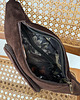saszetka nerka Welurowa nerka miejska deep brown 3