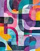 plakaty Plakat - Kolorowe love 1