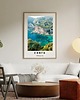 plakaty PLAKAT travel poster Korfu Grecja zdjęcie personalizacja prezent 1
