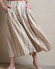 spódnice maxi Bawełniano-wiskozowa spódnica w paski, BEIGE WANDA 2