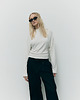spodnie materiałowe damskie Spodnie Asymmetry Black 3