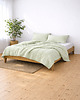 tekstylia - różne Lniana kołdra bezposzewkowa 140x200cm - jasna zieleń 1