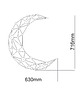 wieszaki MOON piękny wieszak geometryczny 9