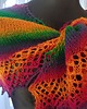 apaszki Tęczowa chusta na drutach 2