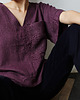 koszule damskie  Bluzka CAROL / plum 2