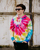 bluzy męskie Męska Bluza z kapturem DR.CROW Tie Die Colorful 1