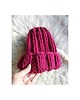 czapki damskie Czapka beanie handmade fuksja 1