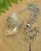 naszyjniki - inne Naszyjnik Talizman kryształ górski wire wrapping 4