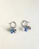 kolczyki z kamieniami Kolczyki TRIO akwamaryn, lapis lazuli, jaspis dalmatyński 2