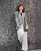 marynarki damskie Marynarka Shiny Silver 4