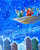 obrazy Giclee "Śnieg nad miastem" 3