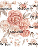 naklejki ścienne do pokoju dziecka PIWONIE, KWIATY PEONY SUNRISE DK115 2