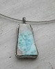 srebrne naszyjniki Larimar  -naszyjnik 3