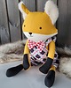 misie i maskotki LIS lisek 44cm lalka kolekcjonerska z personalizacją haft 2