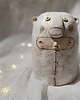 figurki i rzeźby Ozdobna rzeźba ceramiczna Miś Polarny 3