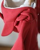 bluzy dla dziewczynki Bluza z kapturem z uszami smoka dla dziecka czerwona 1