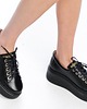 sneakersy damskie Sneakersy skórzane    (7112) 1