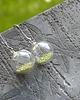 kolczyki wire wrapping Kulki metaliczne groszkowe    - kolczyki 6