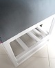 ławki Siedzisko ławka loft z półką na buty metalowa 9