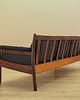 sofy i szezlongi Sofa palisandrowa Gunnar Myrstrand, skóra naturalna, lata 60. 1