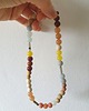 chokery Naszyjnik, BOHO ART jadeit, jaspis, labradoryt, wielobarwny 4