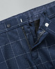 spodnie męskie Spodnie męskie gallipoli w kant granatowy slim fit  1
