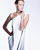 sukienki midi damskie One shoulder assymetry 1
