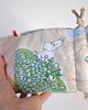 torebki, worki i plecaki dziecięce JEDYNAK NR 5 kosmetyczka worek mini " w dolinie muminków" beż 6