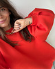 bluza bez kaptura damska Bluza Enjoyable energy 'red' orange 1
