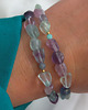 chokery Choker & Bransoletka Fluoryt 2
