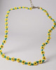 chokery Naszyjnik z koralików słoneczniki boho  ręcznie robiony kwiatowy choker 1
