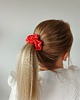 gumki do włosów Satynowa gumka satynowa scrunchie owijka frotka pomarańcz MINI 1