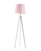 lampy do pokoju dziecka Drewniana lampa podłogowa na 3 nogach z abażurem ARUBA KIDS mix kolorów 8