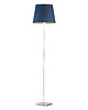lampy podłogowe Skandynawska lampa stojąca do salonu z abażurem PALERMO VELUR 4