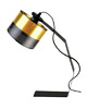 lampy stołowe Metalowa lampka biurkowa glamour HAGA z designerskim kloszem 2