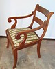 fotele Antyczny fotel mahoniowy w stylu edwardiańskim / Sheraton Revival, XIX/XX w. 9