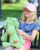 misie i maskotki Zielony handmade jednorożec w rozmiarze XL 4