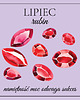 naszyjniki - inne Naszyjnik LIPIEC rubin, lilia wodna 2