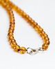 korale Naszyjnik bursztynowy KULKA regularna 3