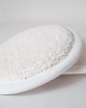 akcesoria dla niej Lniana gąbka frotte peeling creamy white 2